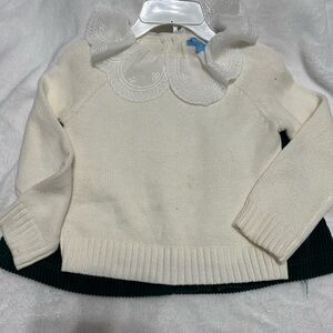 Draper James Cream Knit Sweater Skirt Set